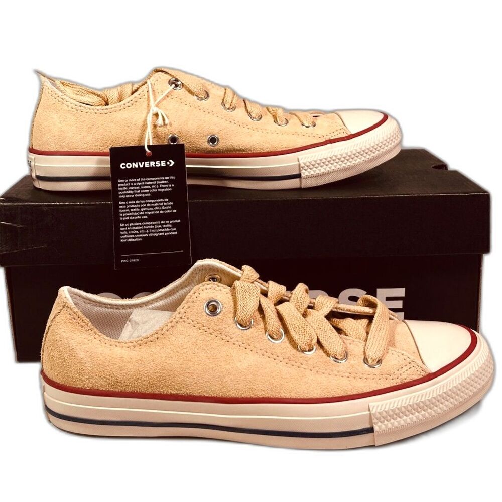 Converse Chuck Taylor All Star Unisex M-SZ 7 W-SZ 9 Camel Low Top Sneakers NEW